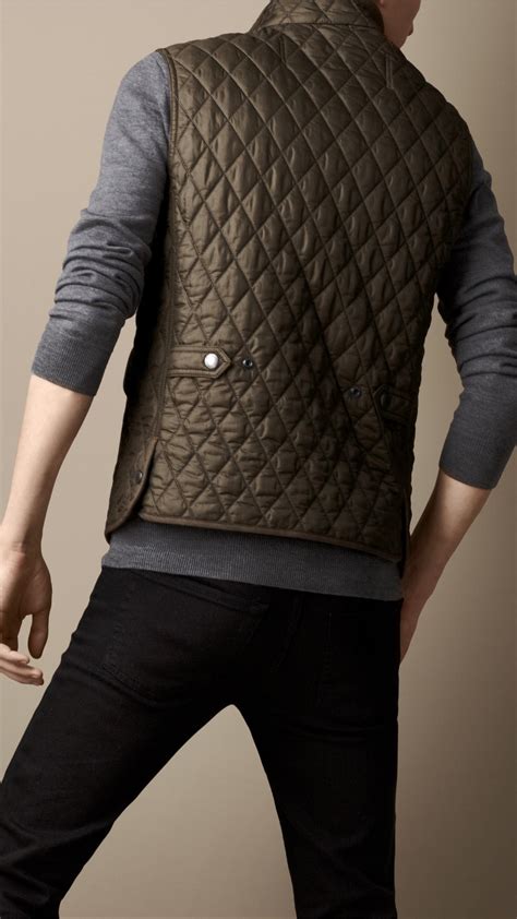 burberry gilet for men|burberry quilted gilet men.